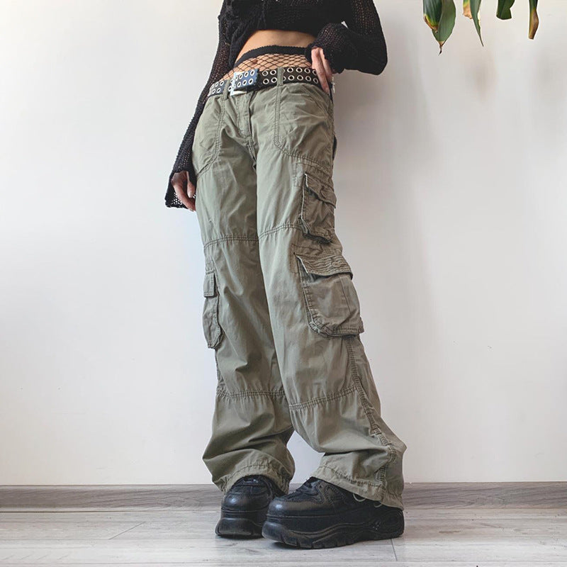 Vintage Pocket Baggy Cargo Jeans