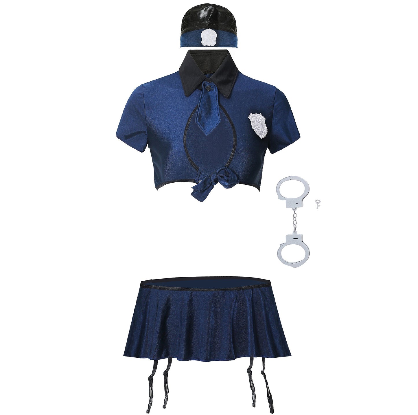 Professional Dark Blue Cop Costume - Alluring Police Officer Outfit