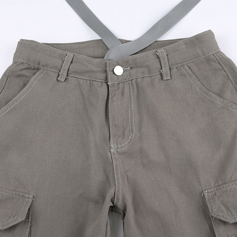 Patch Pocket Vintage Baggy Cargo Jeans