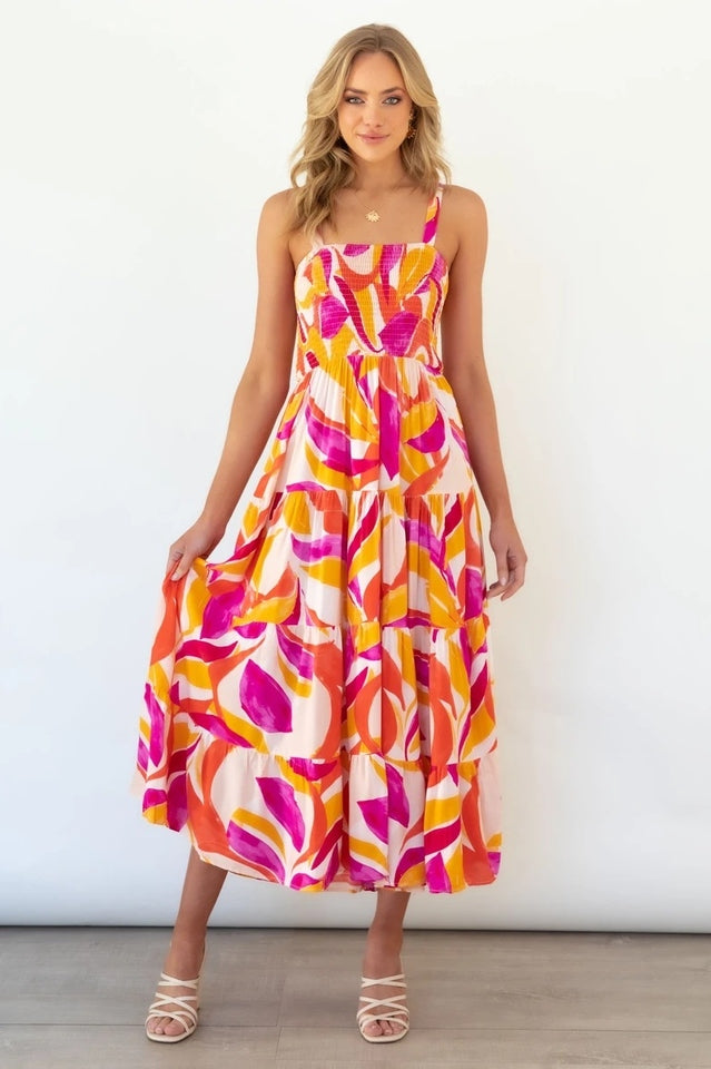 Savannah Smocked Maxi Dress