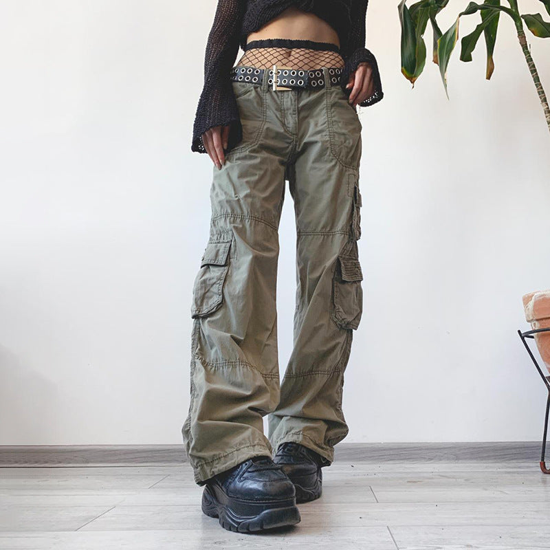 Vintage Pocket Baggy Cargo Jeans