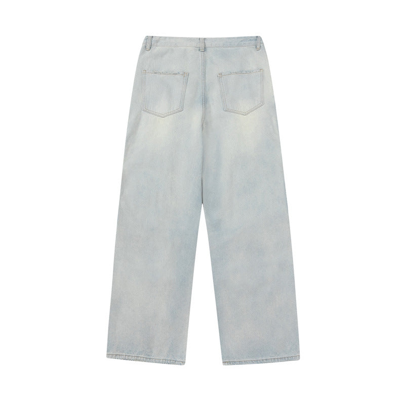 Multi Pockets Vintage Baggy Cargo Jeans