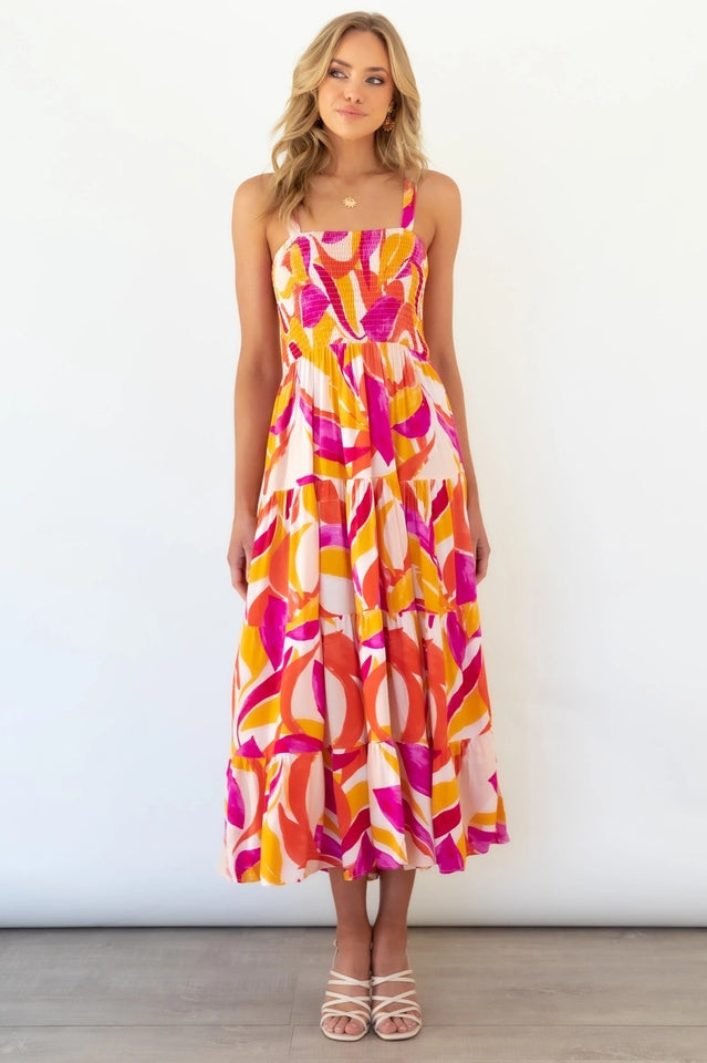 Savannah Smocked Maxi Dress