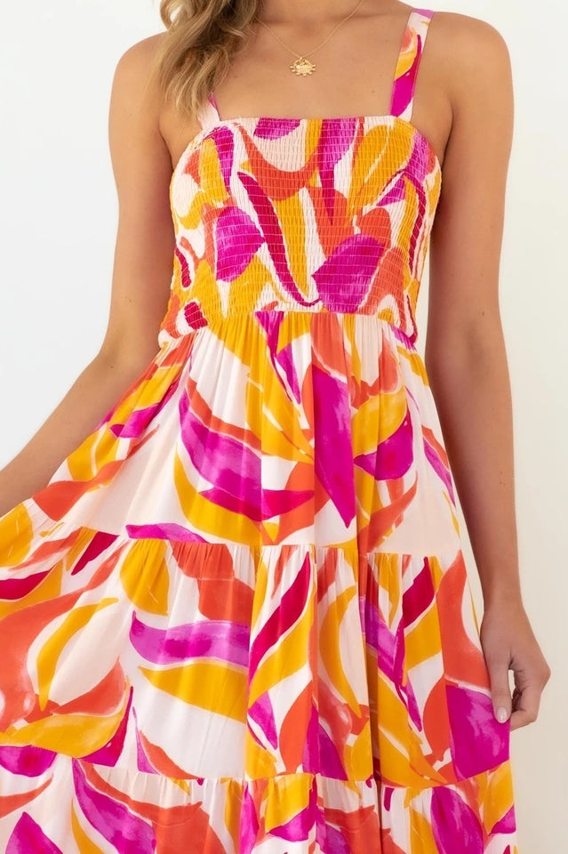 Savannah Smocked Maxi Dress
