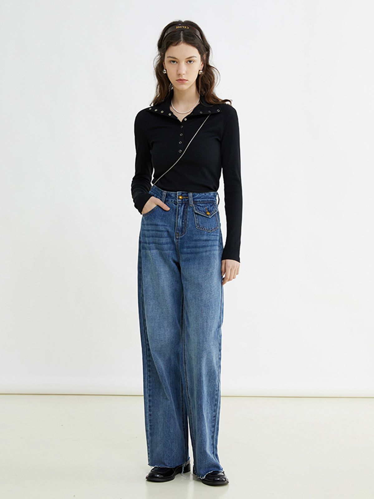Button Up Collared Shirt
