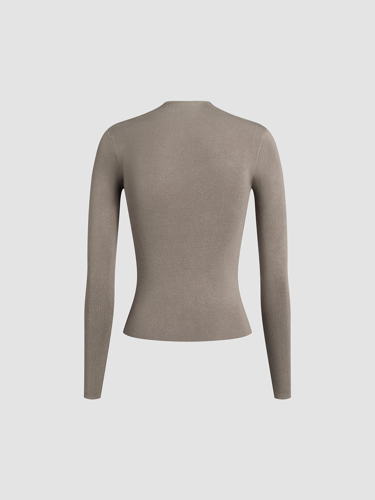 Asymmetrica V-Neck Long Sleeve Shirt