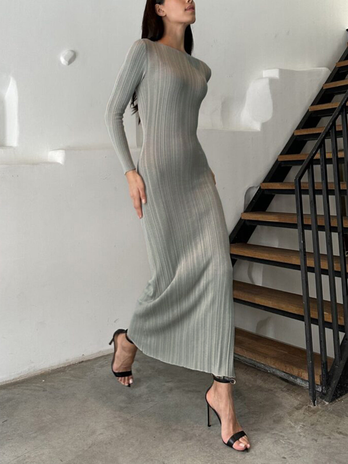 Be The Moment Rib Long Dress