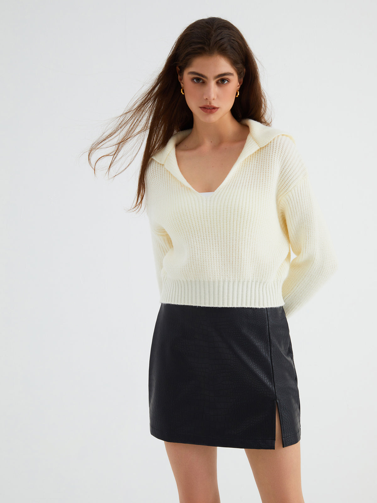 Vanilla Collared Sweater