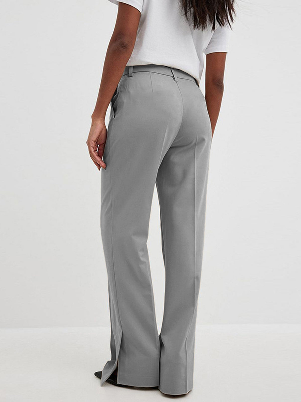 Stay Lifted Smart Slit Wide Leg Pants