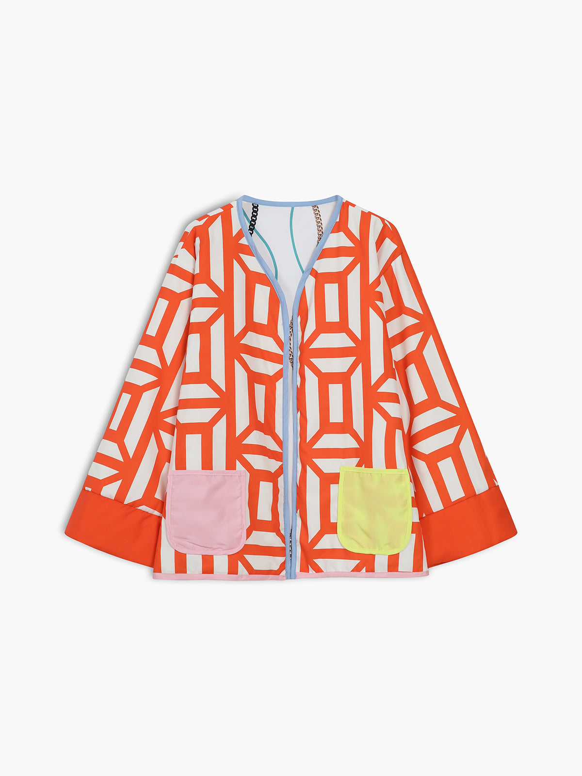 Fantasy World Double Sided Patchwork Coat