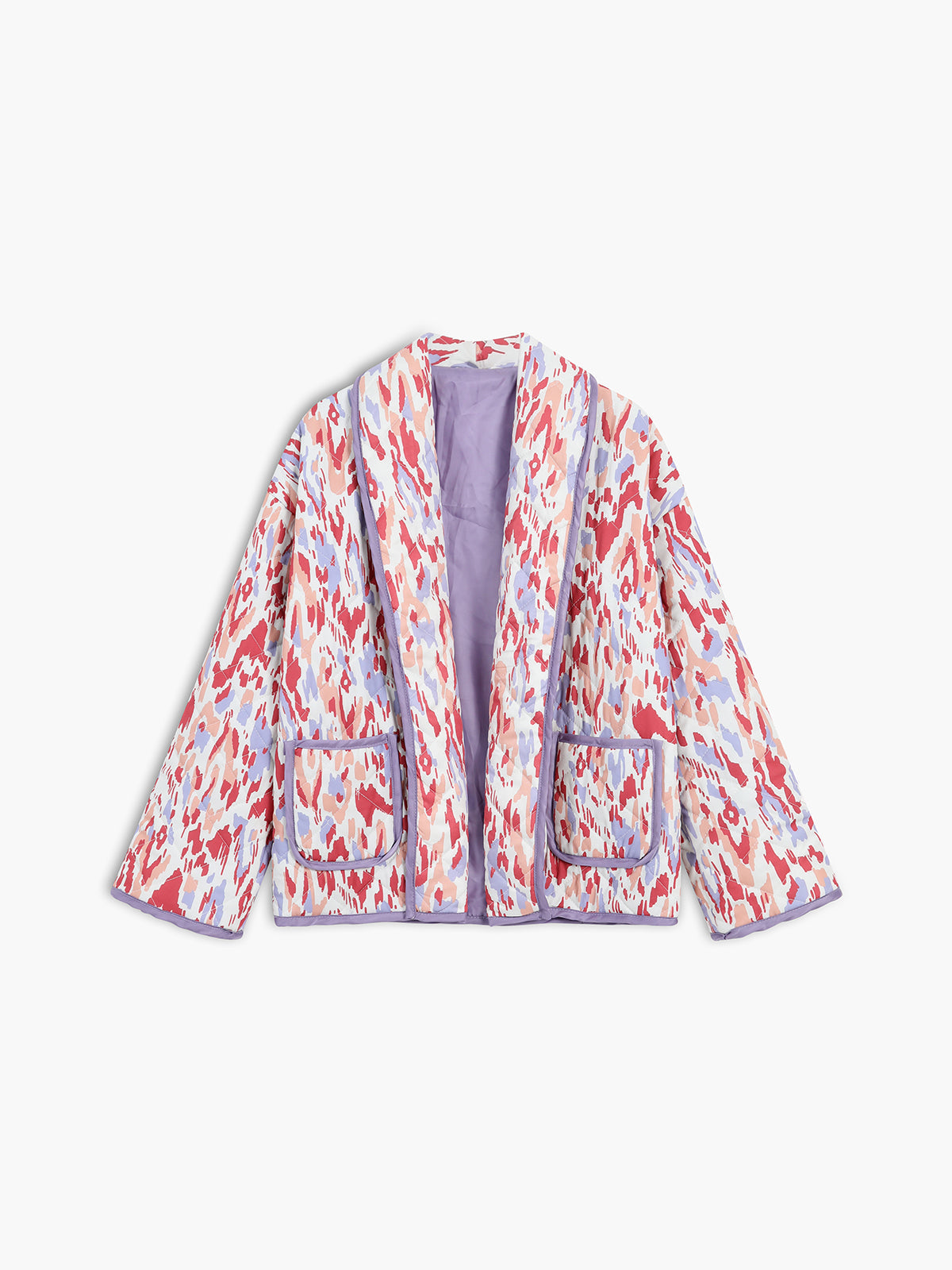 Watercolor Quilted Coat