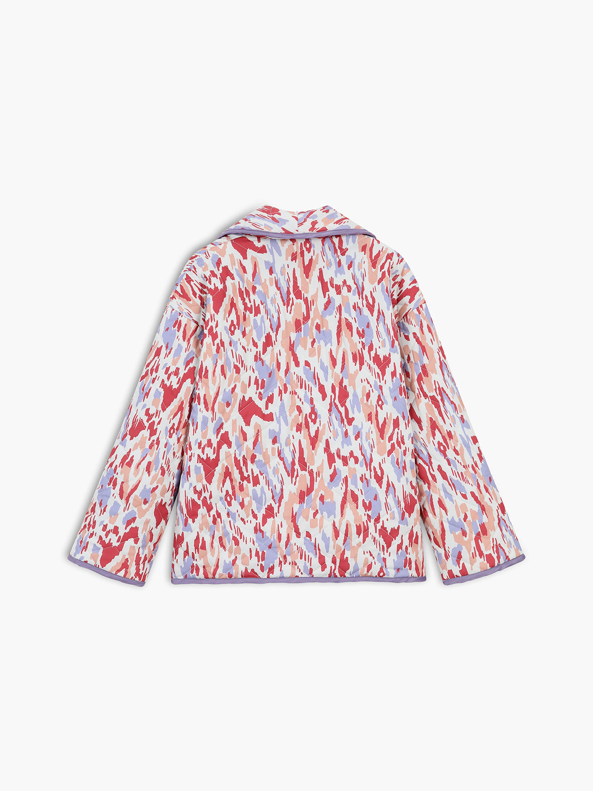 Watercolor Quilted Coat