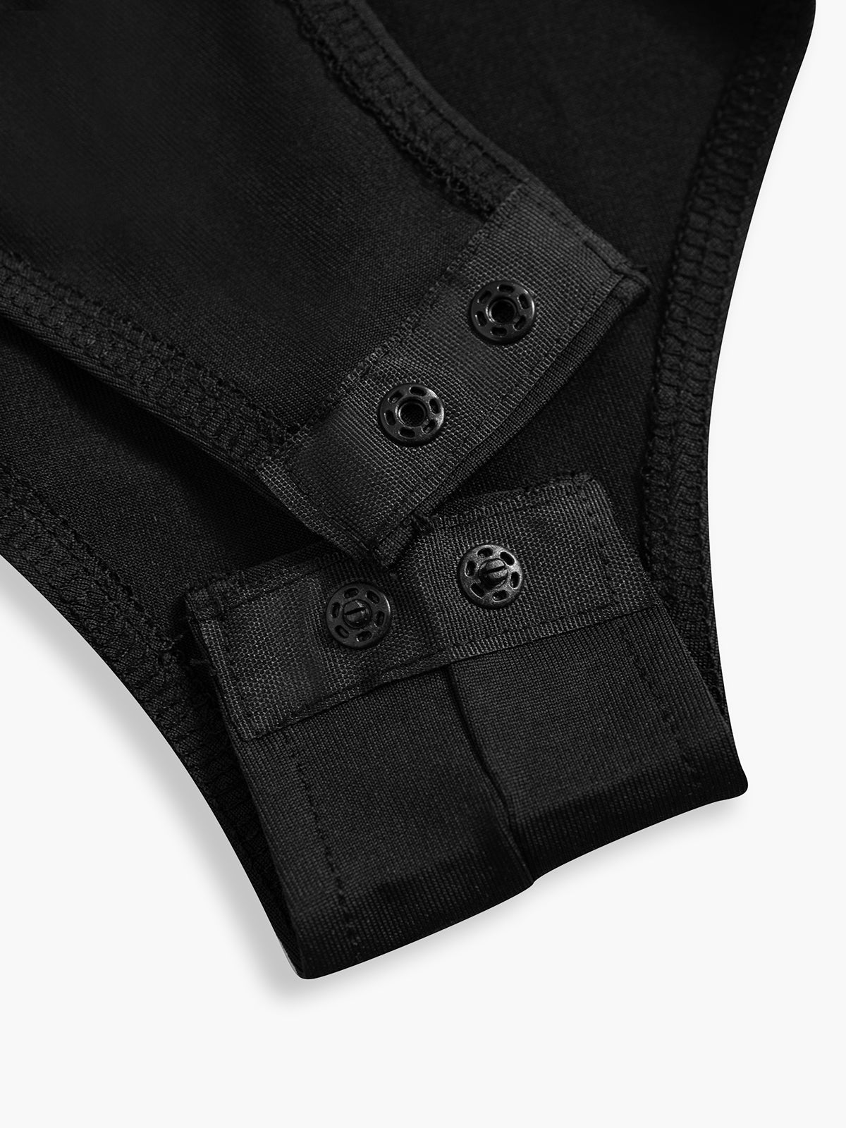 Zip Back Mock Neck Knotted Cutout Bodysuit