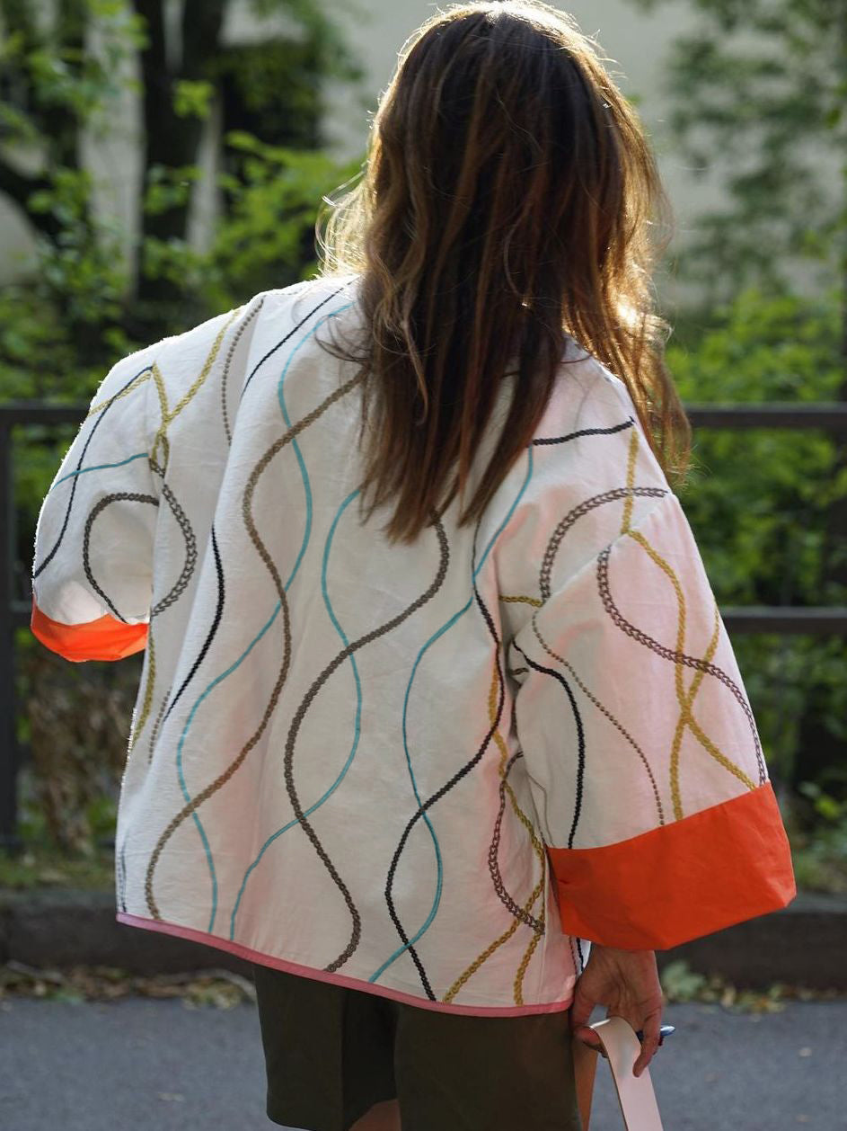 Fantasy World Double Sided Patchwork Coat