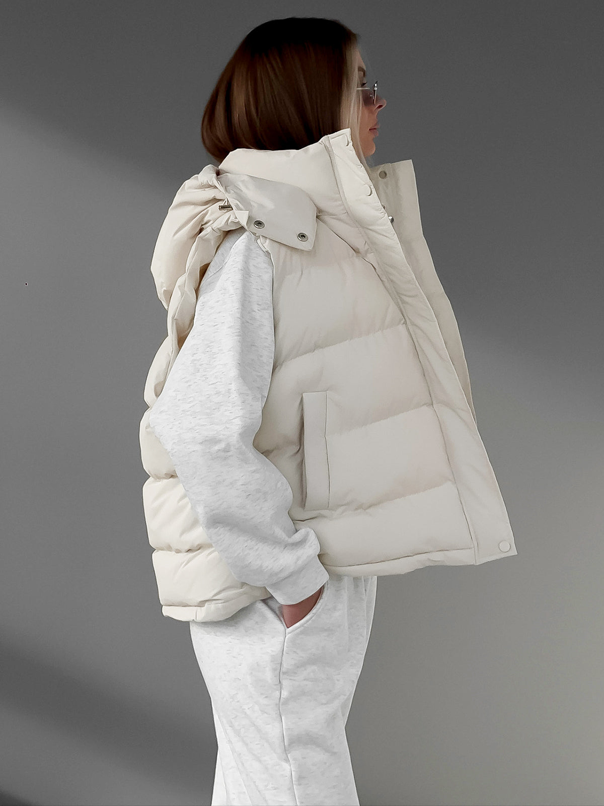 Lightweight Quilted Puffer Down Coat