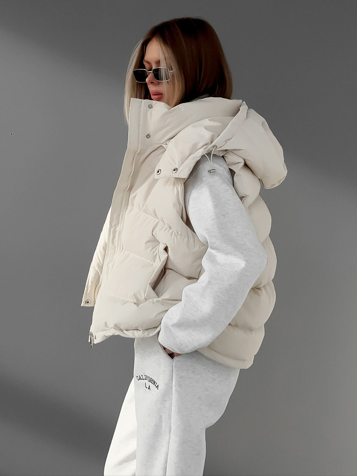 Lightweight Quilted Puffer Down Coat