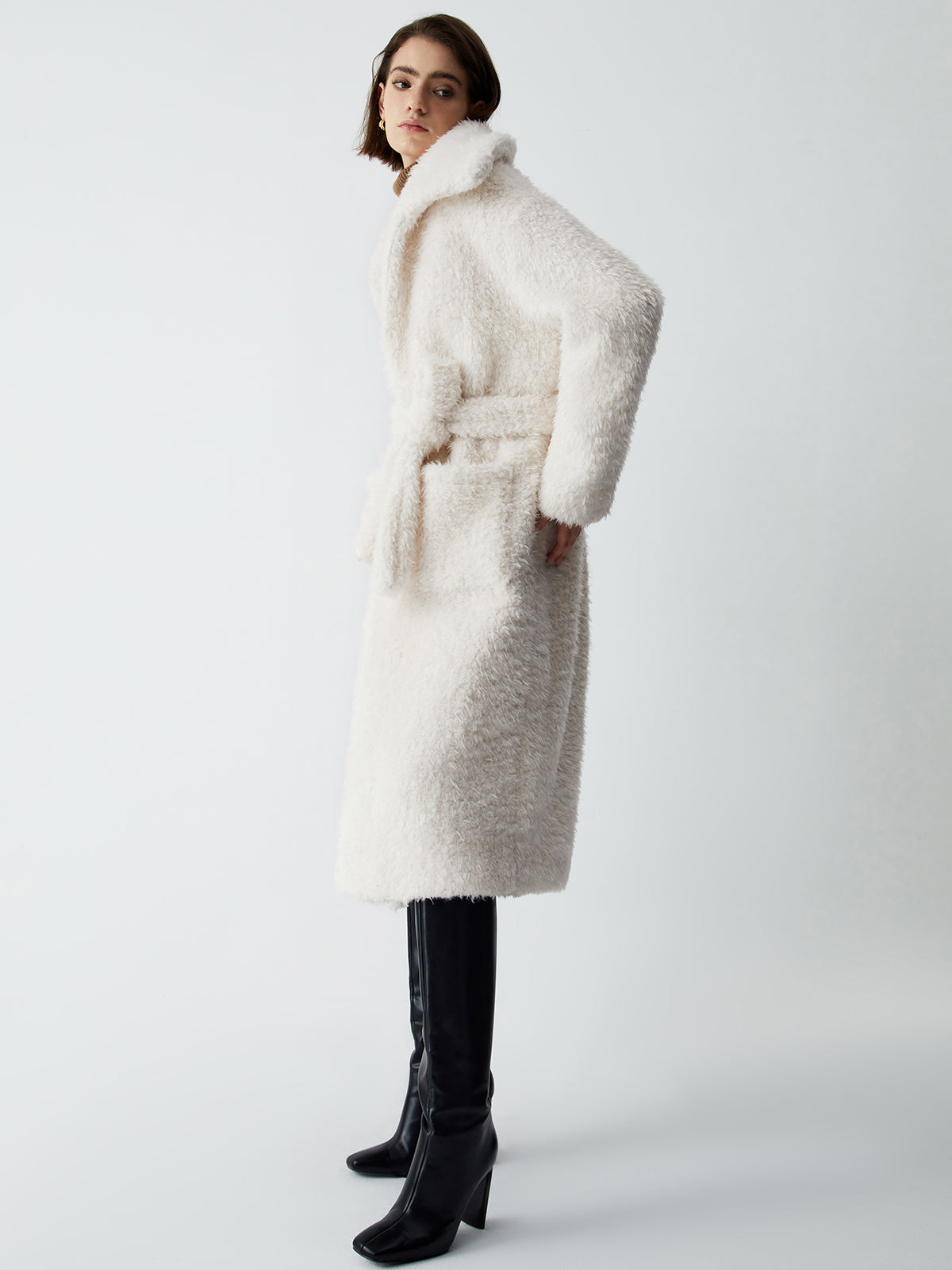 Warm Embrace Furry Trench Coat