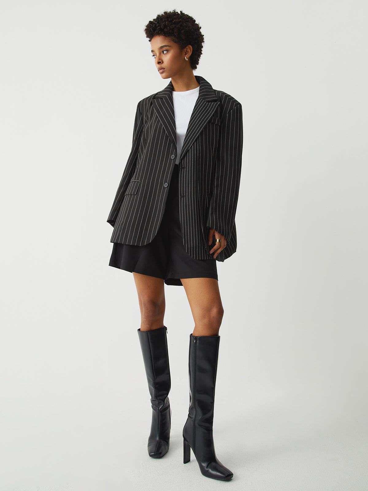 Essential Pinstripe Blazer