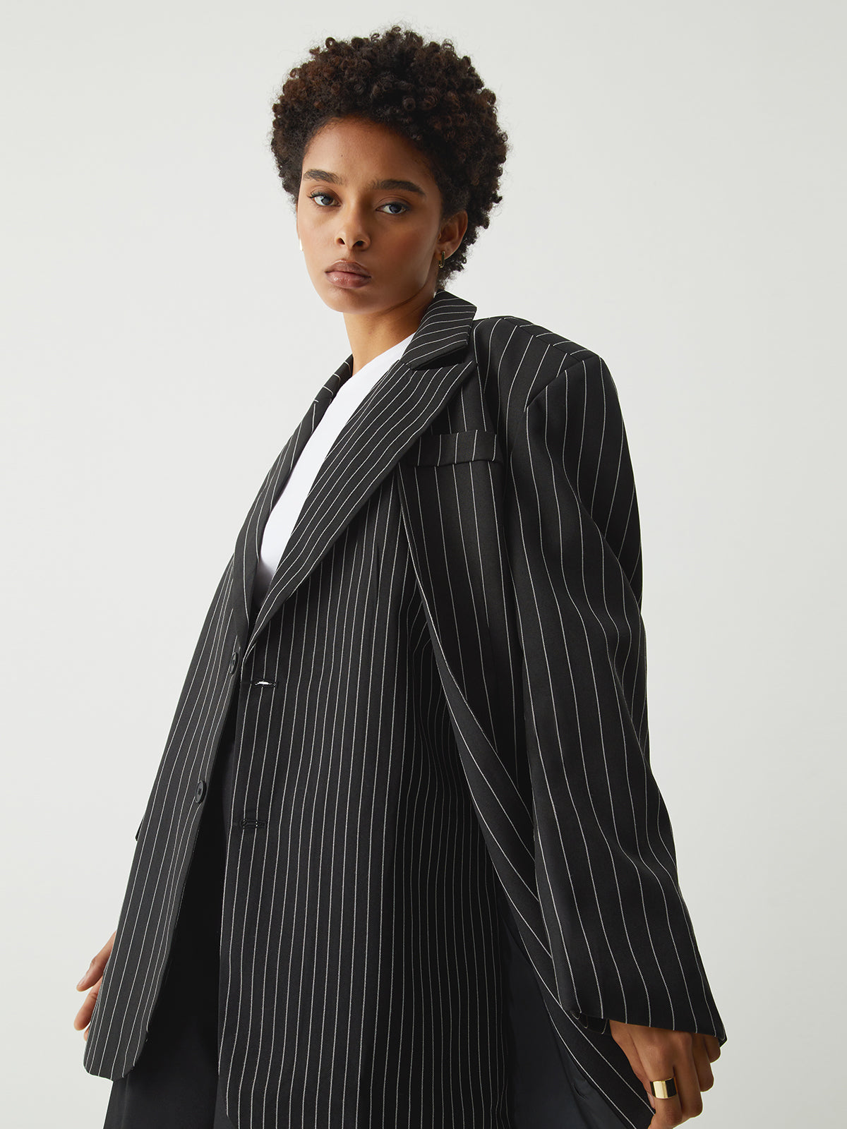 Essential Pinstripe Blazer