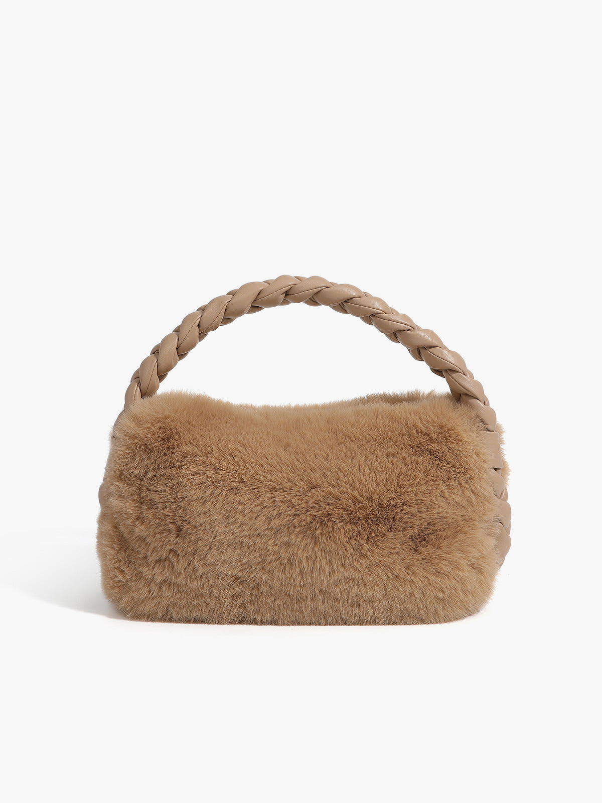 Braided Furry Bag