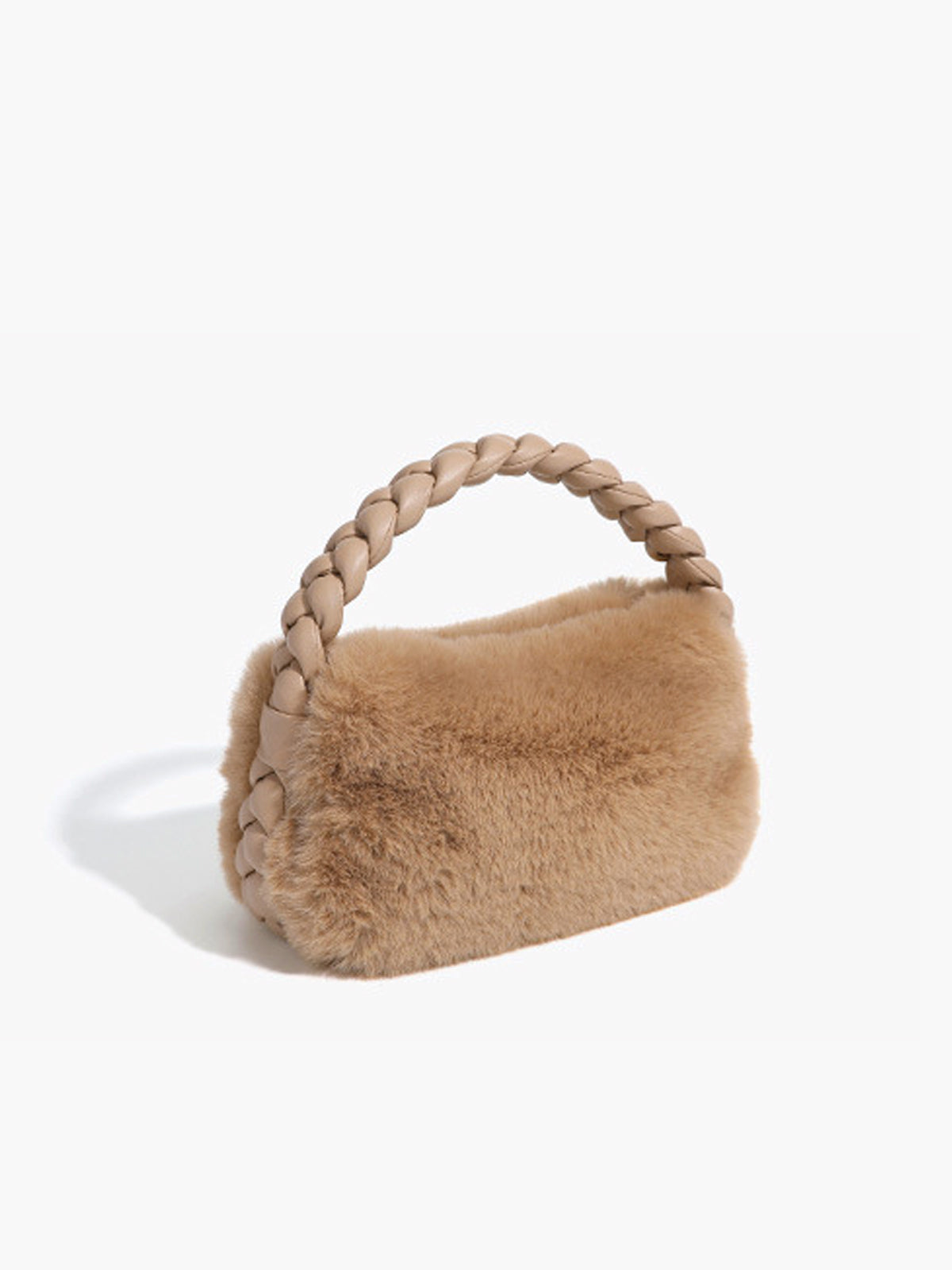 Braided Furry Bag