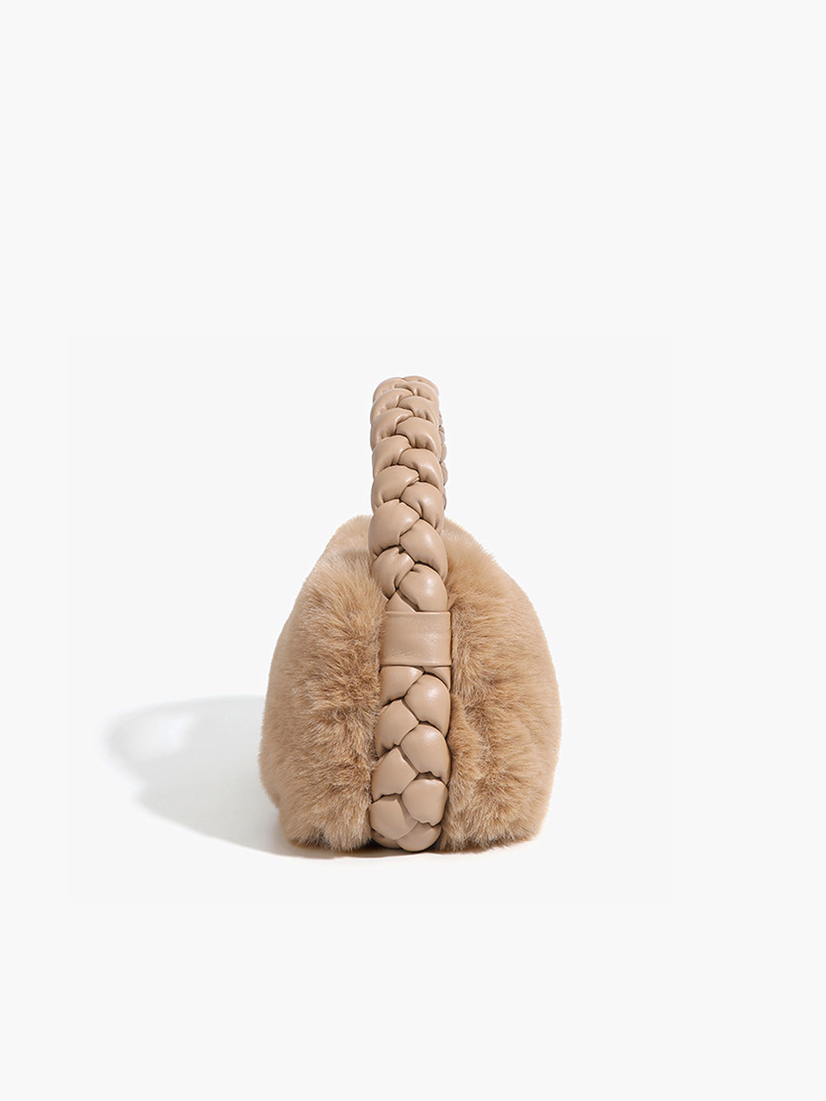 Braided Furry Bag