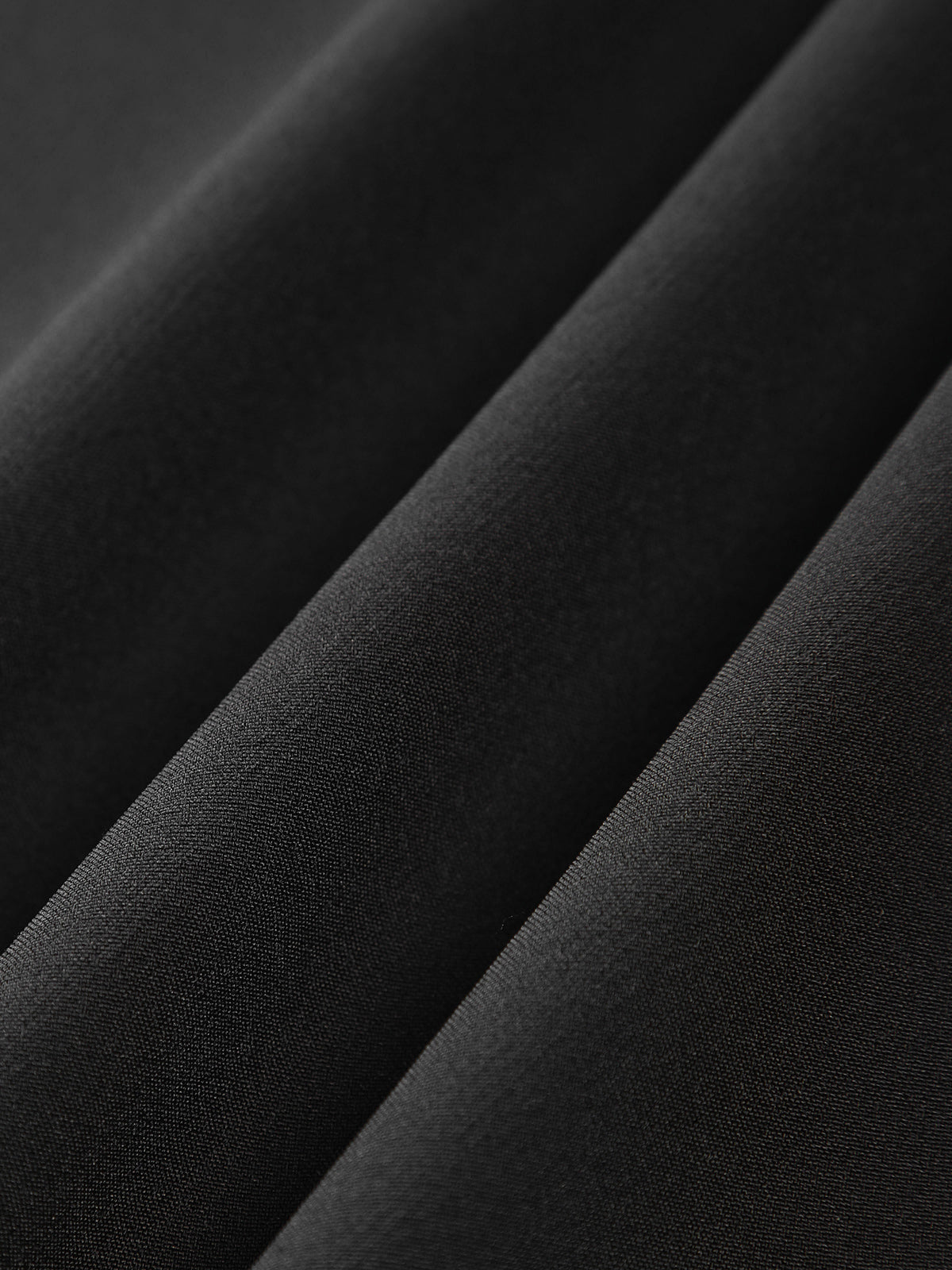 Asymmetric Fold Over Waistband Straight Leg Dress Pants