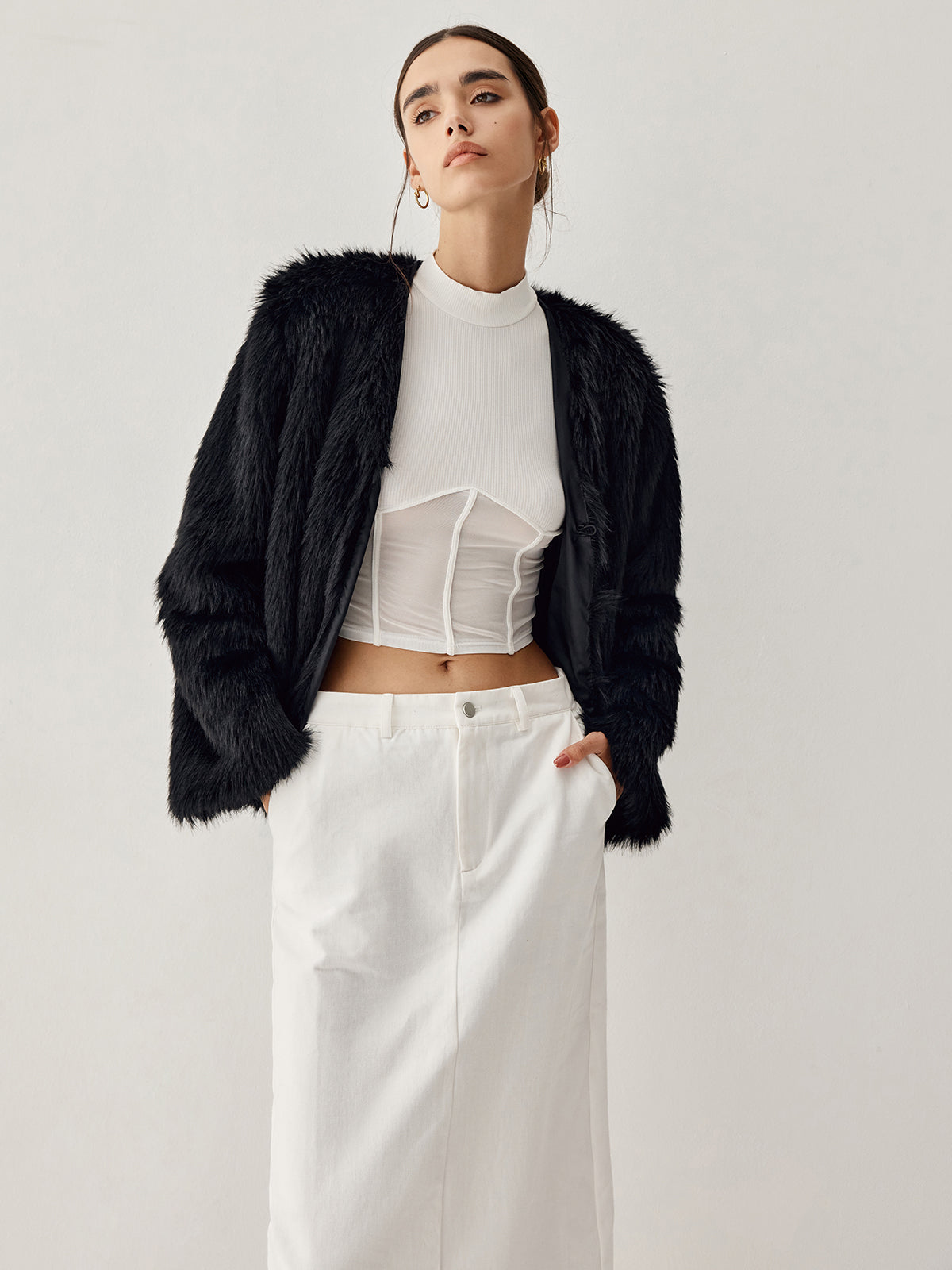 Leisure Faux Fur Jacket