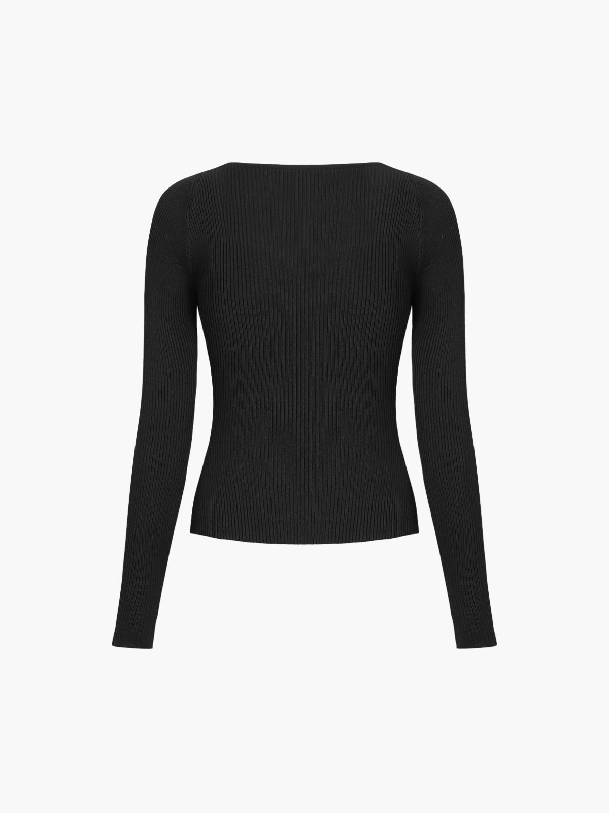 Sweetheart Long Sleeve Knit Top