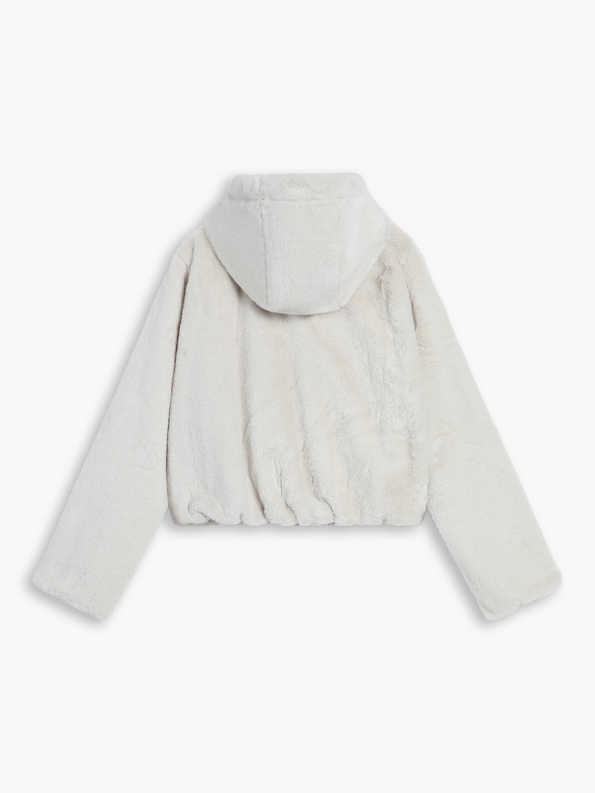 Terry Fleece Hooded Jacket