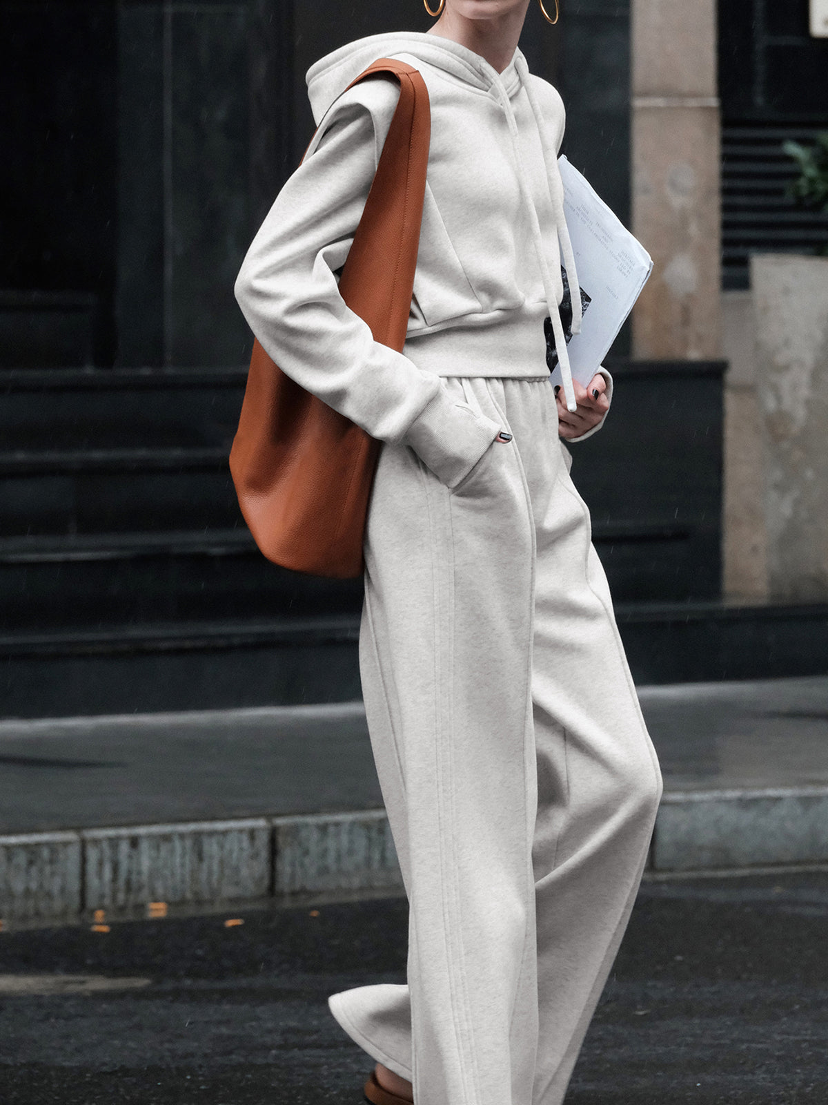 Athleisure Drawstring Hoodie