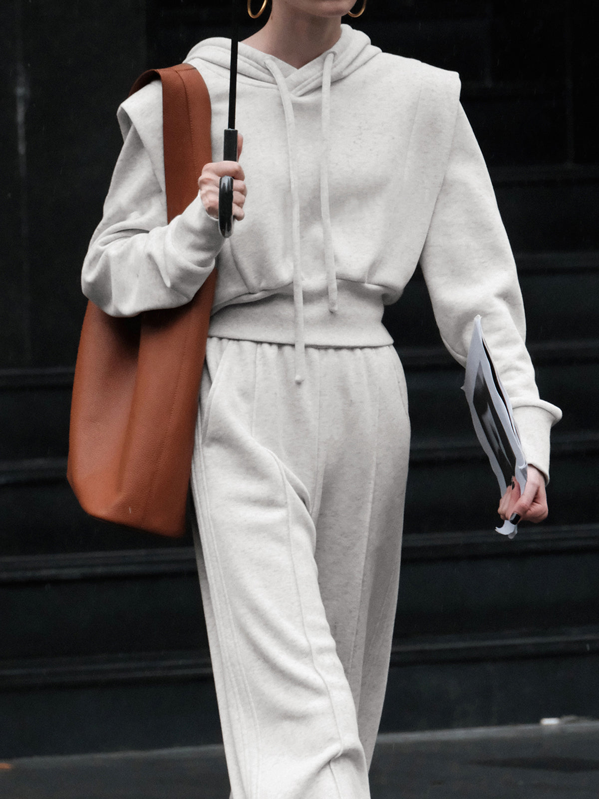 Athleisure Drawstring Hoodie