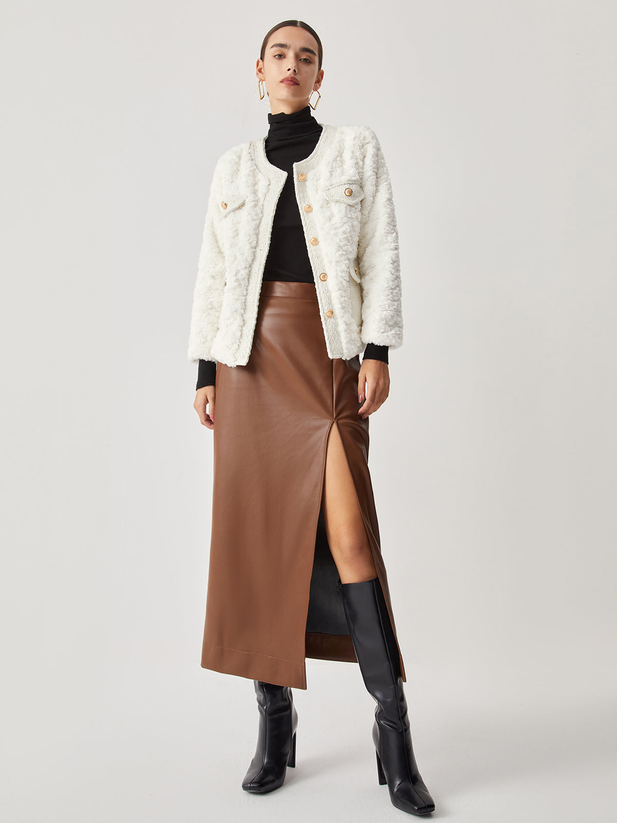 Patchwork Tweed Flurry Jacket