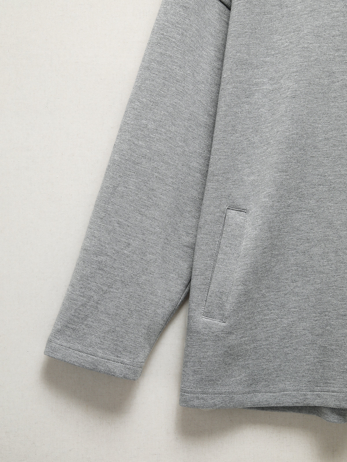 Half Zip Double Pockets Hoodie