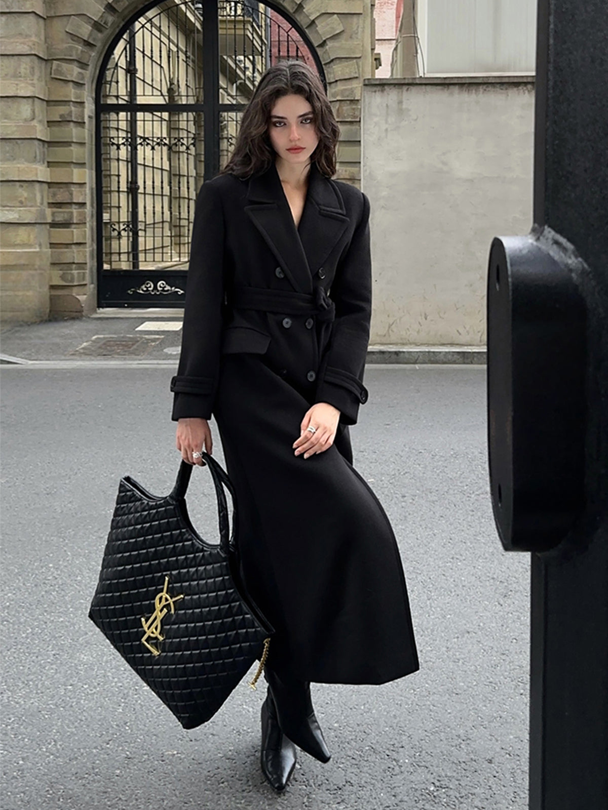 Tweed Wool Coat