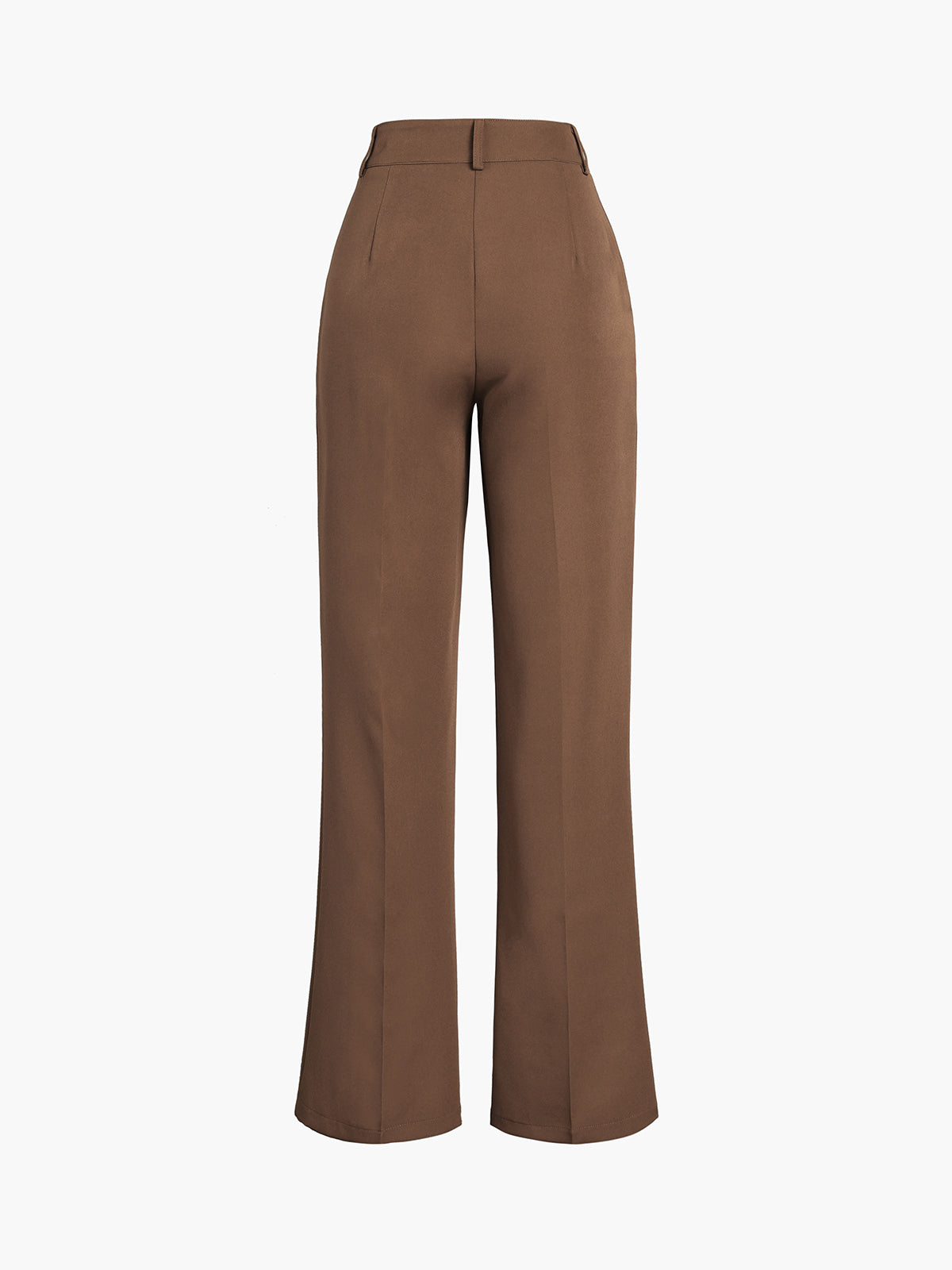 Caramel Pockets Straight Leg Dress Pants