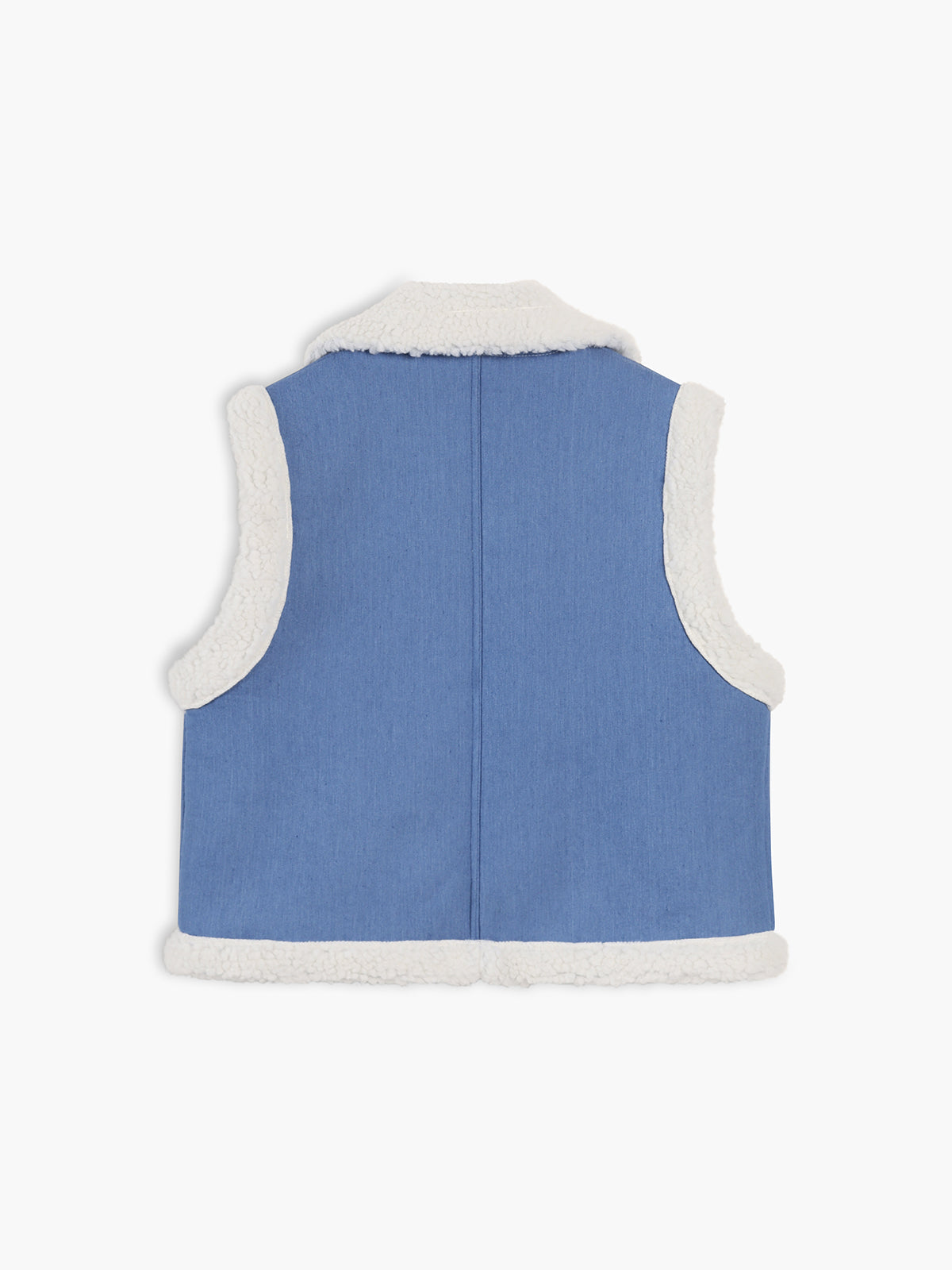 Sherpa Lined Denim Vest