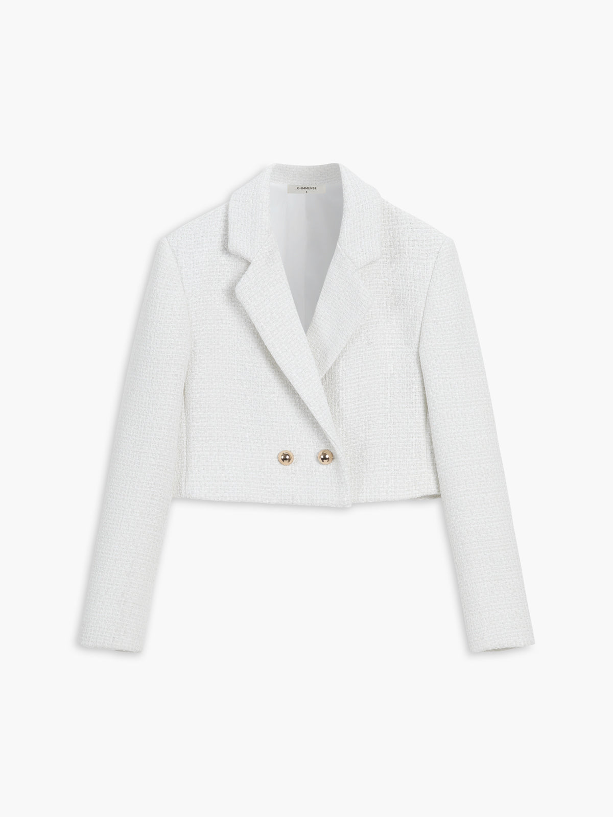Vintage Double Breasted Cropped Blazer
