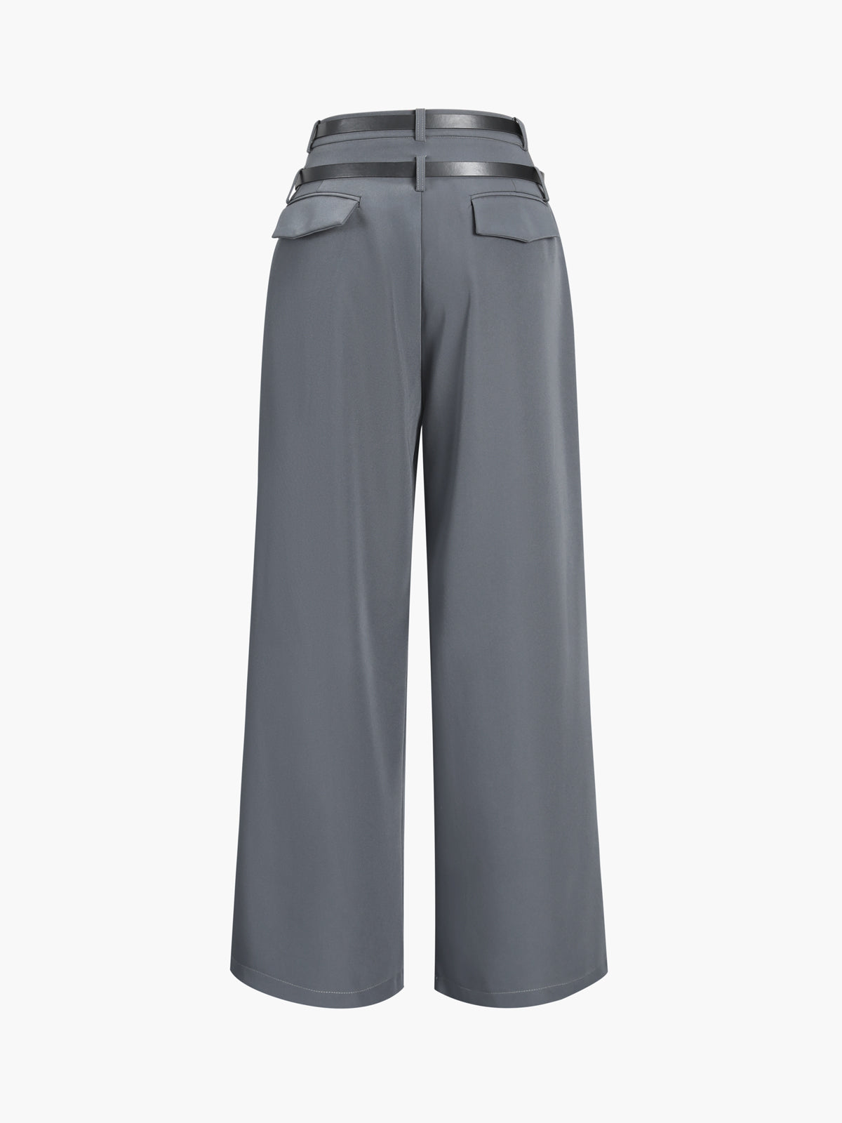 Belted Leisure Suit Pants