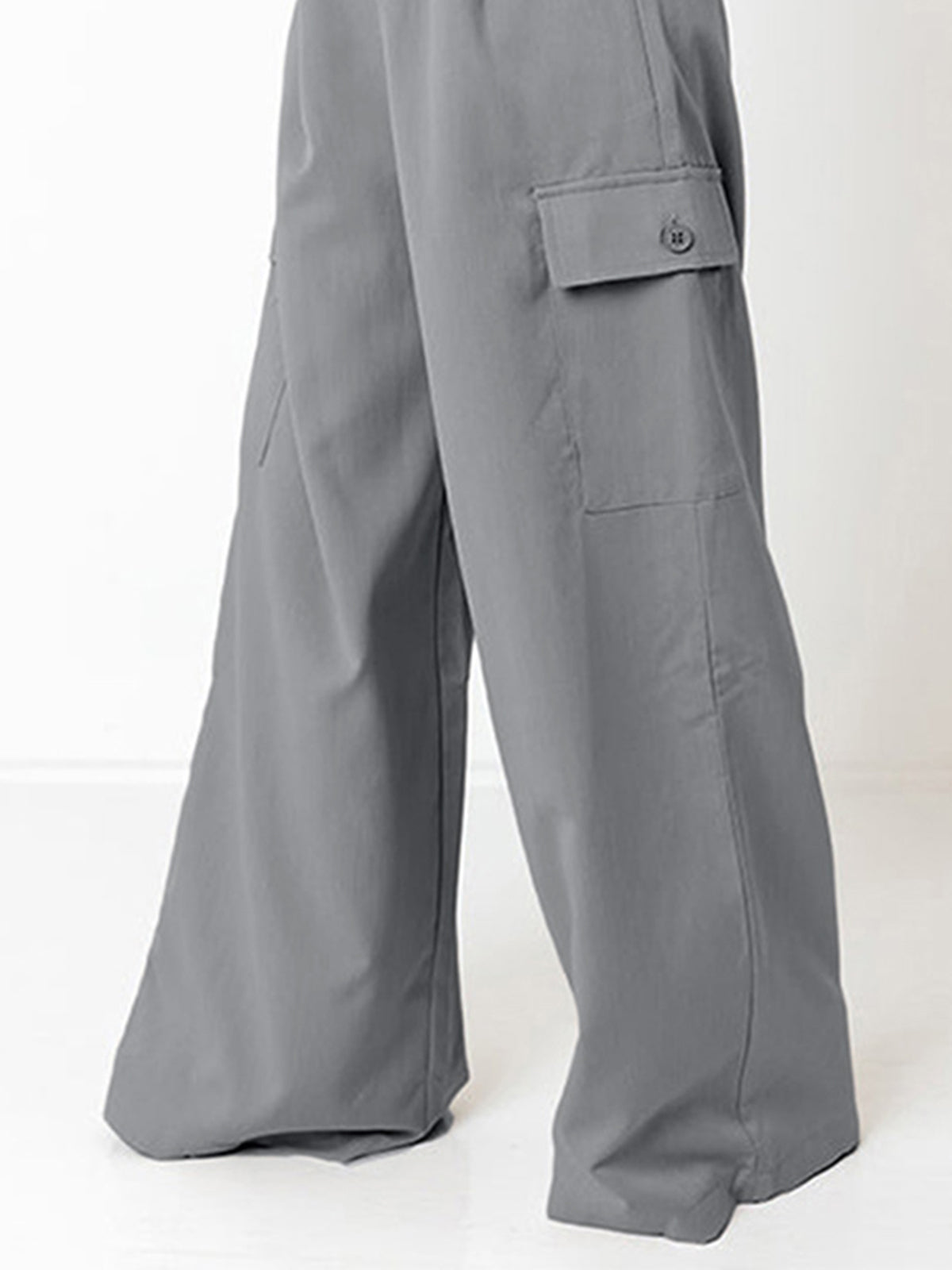 Large Pocket Wide Leg Pants