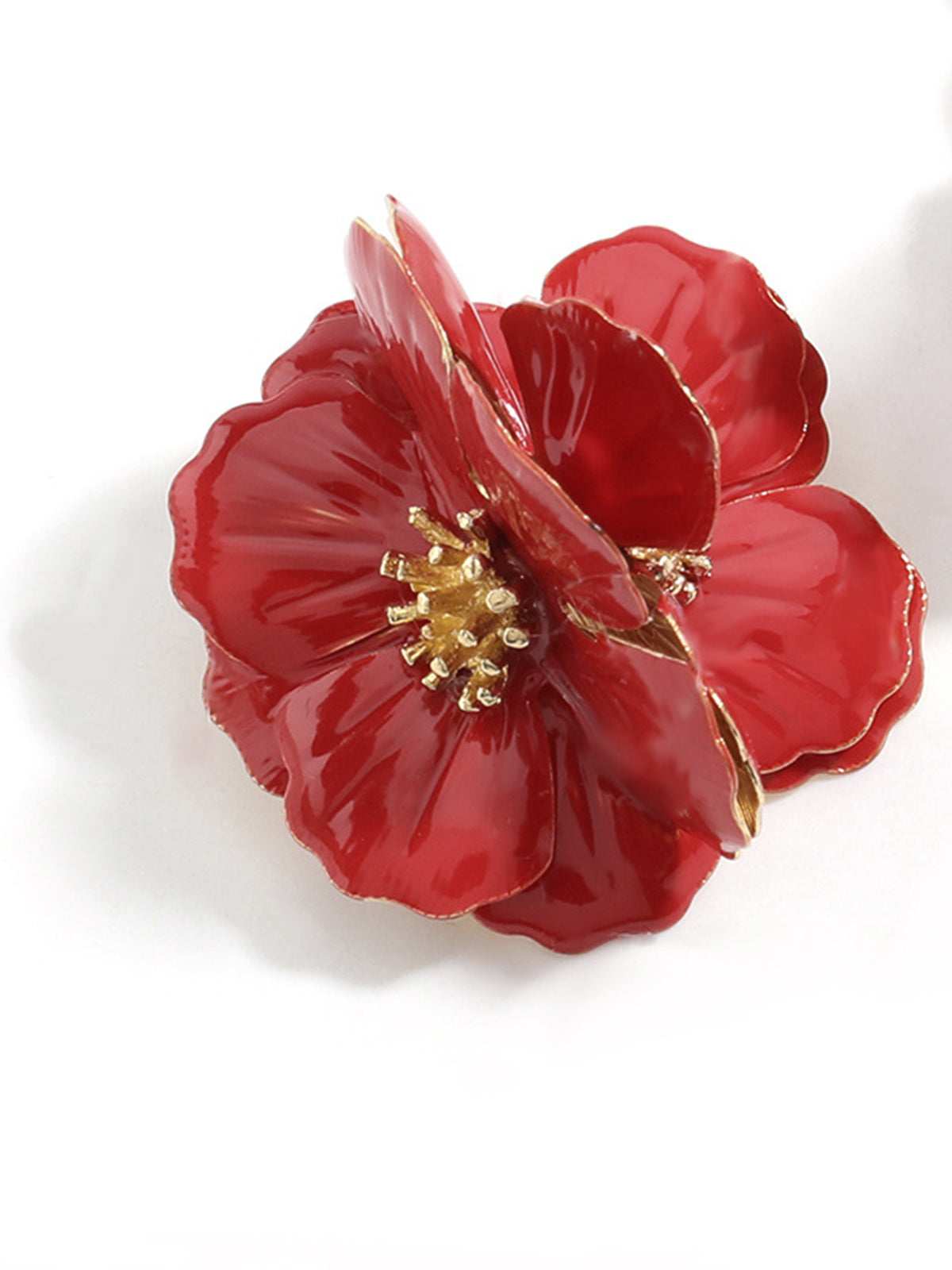 Stylish Golden Stamen Flower Earrings