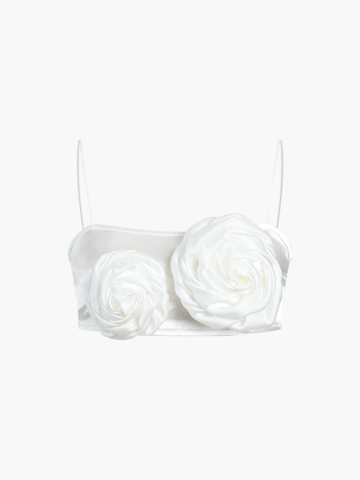 Large Roses Satin Cami Top