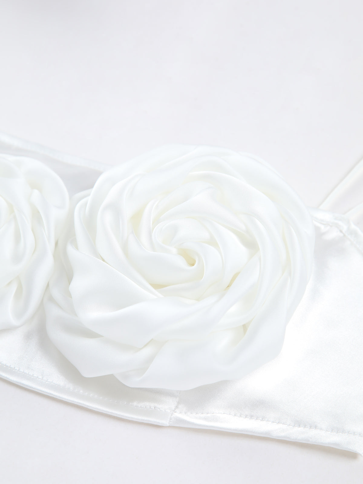 Large Roses Satin Cami Top