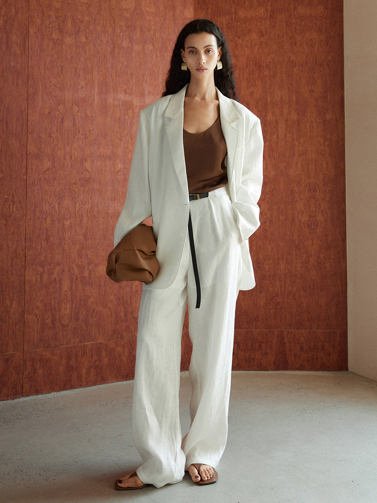 Cotton & Linen Oversized Blazer