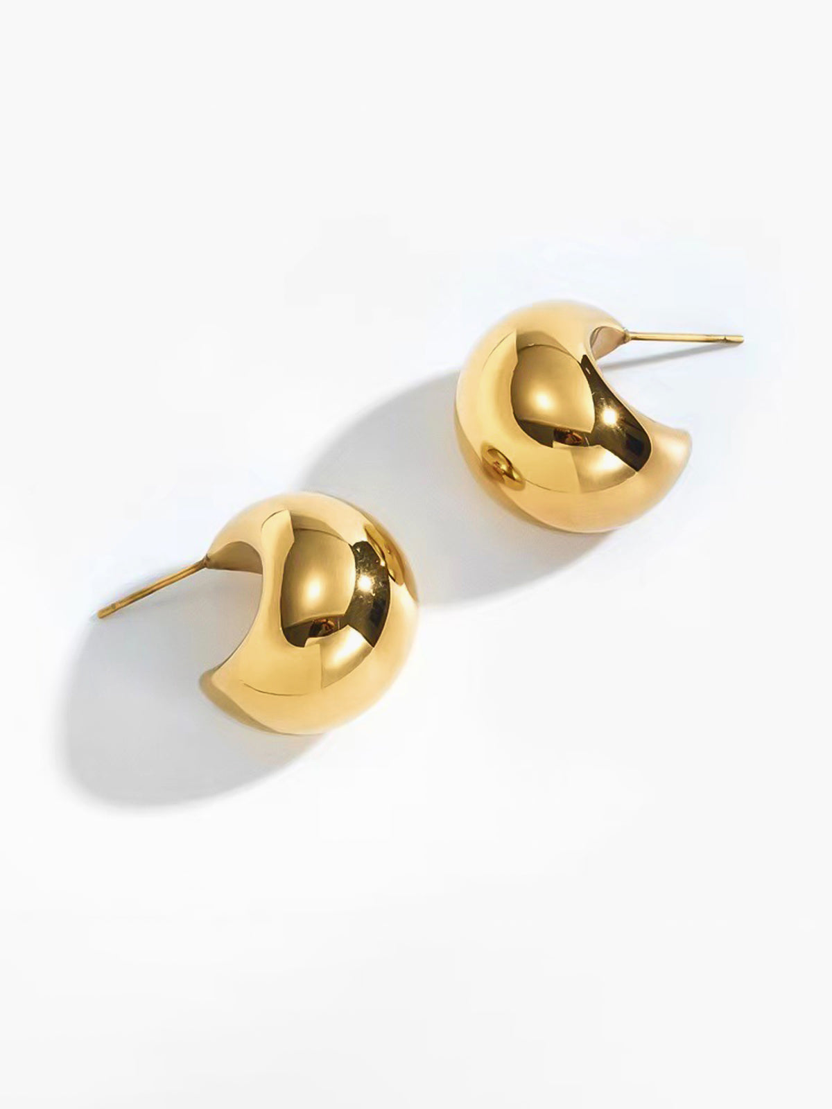 Golden Time Hoop Earrings