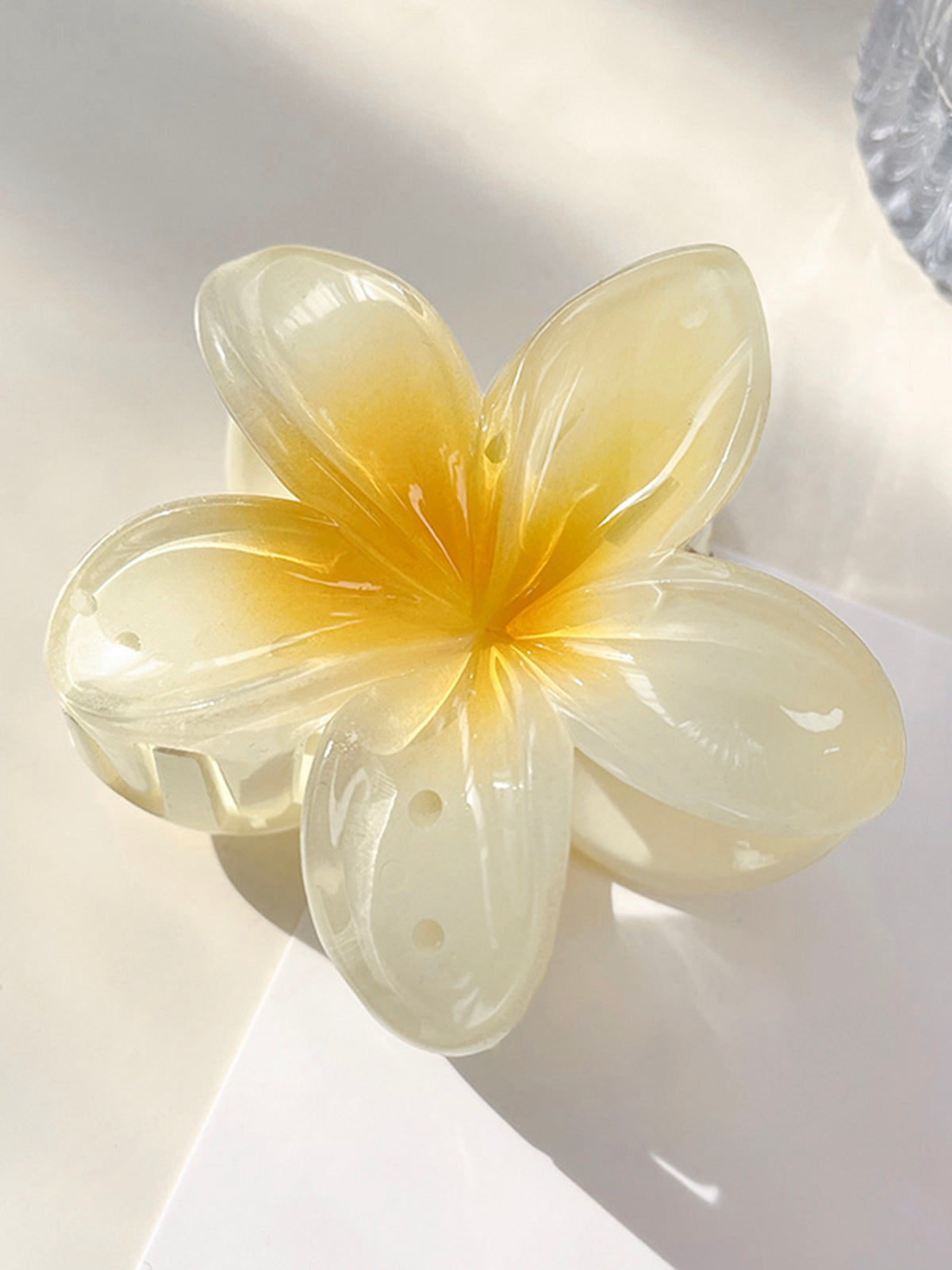Trendy Colorful Resin Flower Hair Clip