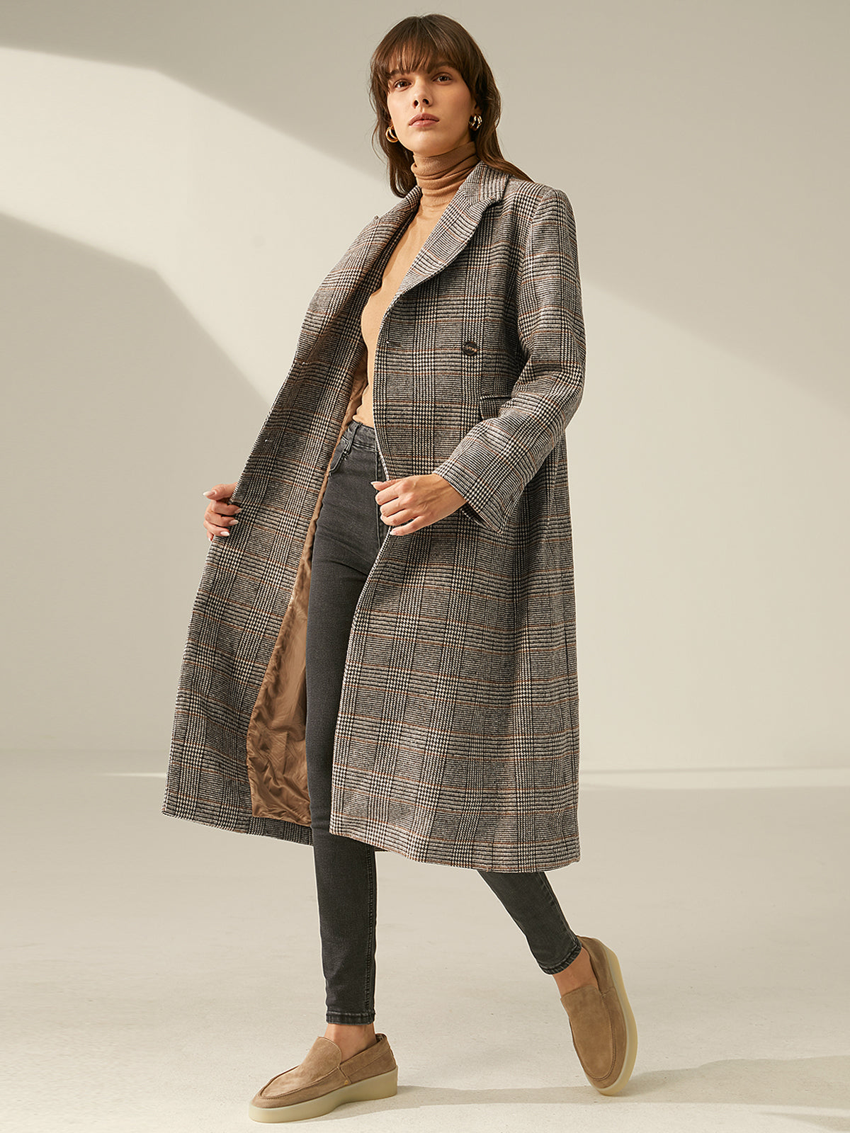 Valor Plaid Overcoat