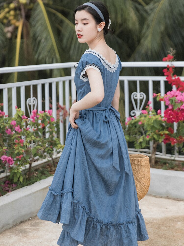 Summer Cottage Style Women Dress