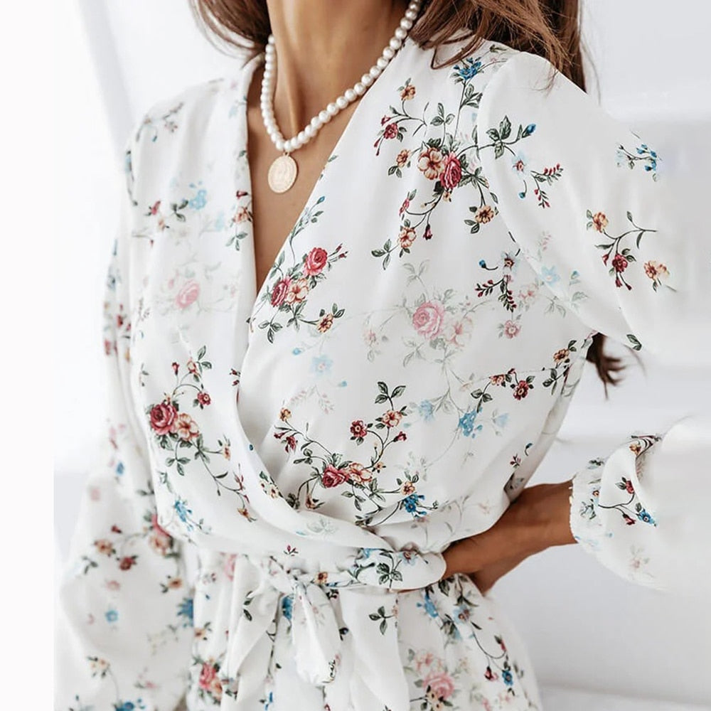 Lace Up Fashion Elegant Short Dress