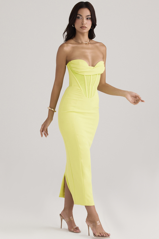Neon Straptop Tunic Midi Dress